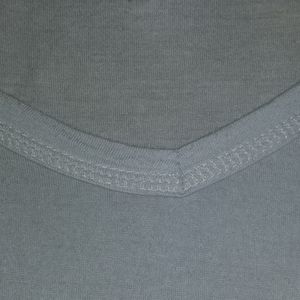 light blue short sleeve v neck